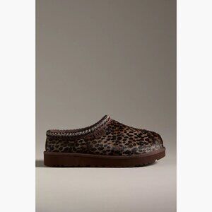 NEW UGG Size 6 Tasman Caspian Genuine Calf Hair Slipper - Burnt Cedar
